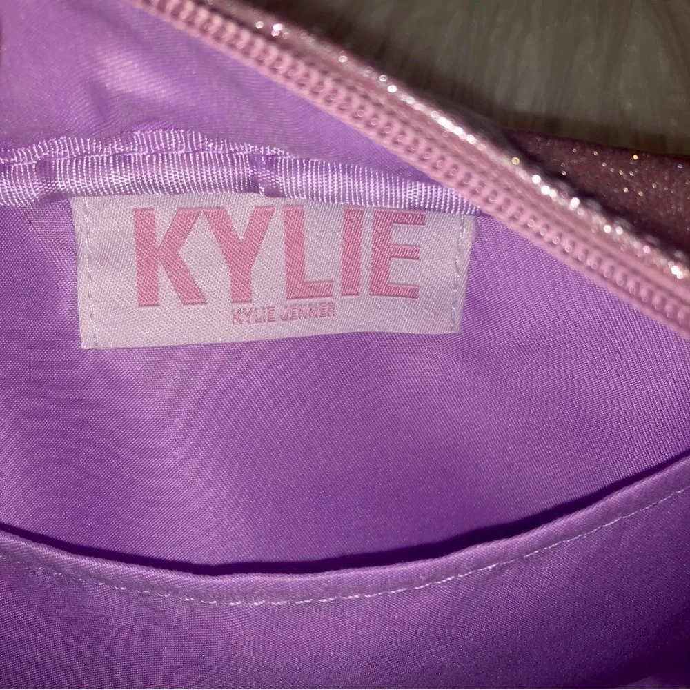 Pink/Glittery Kylie Cosmetic MakeUp Bag.